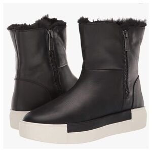 JSlides Victory Snowshoes for Women Black Leather size 6